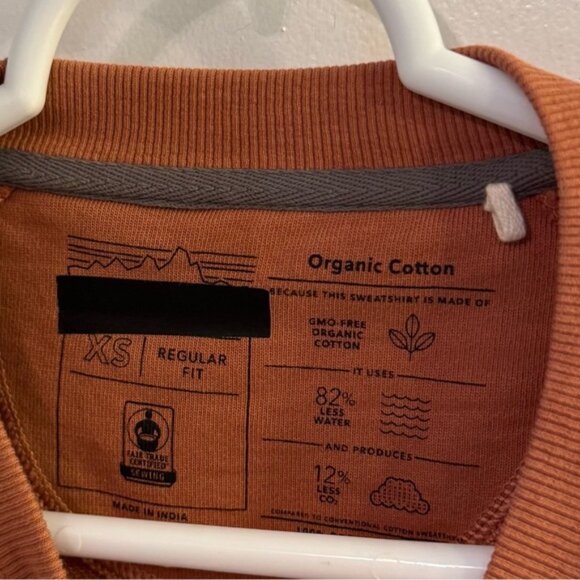 Patagonia Pastel P-6 Label Ahnya Organic Crew Sweatshirt XS - Picture 4 of 7